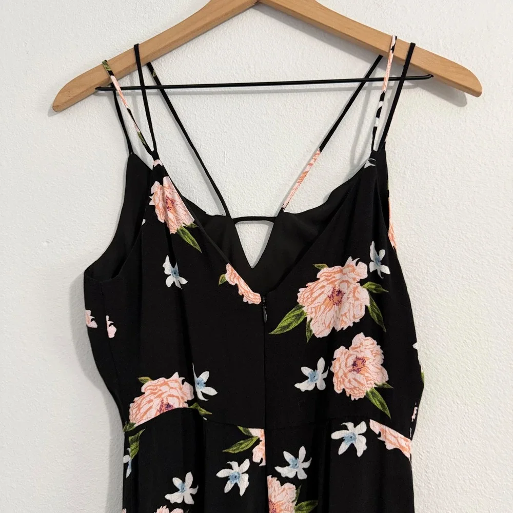 Topshop -‎ Strappy Floral Cropped Romper